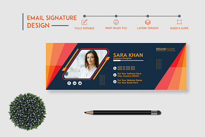 Creative Modern Email Signature Template logo