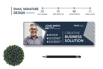 Creative Modern Email Signature Template logo