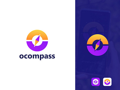 Modern Compass Logo Design - O Letter Logo - C Letter Logo app logo arrow colorful compass logo creative logo direction graphic design icon design logo design trends 2021 logo ecommerce illustration map modern logo nautical navigation north software logo symbol typography ui ux alphabet monogram vector