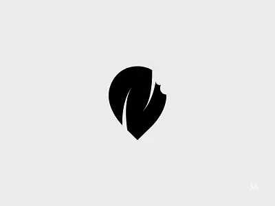Nibble adobe illustrator branding design graphic design icon location icon location logo logo minimal logo minimalism n logo nibble nibble logo nibble mark vector