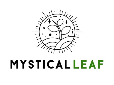 Mystical Leaf - Premium Green Tea branding design icon illustration indian logo tea vector