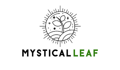 Mystical Leaf - Premium Green Tea branding design icon illustration indian logo tea vector