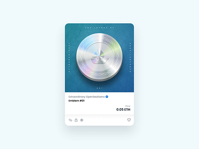 OpenSea | Items Card badge ecommerce emblem illustration items card marketplace ui design