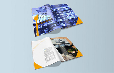 Eating Close to Home Magazine Mockup design layout magazine magazine layout typography