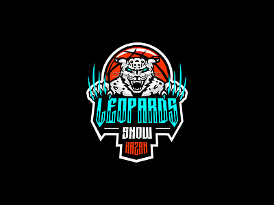 Leopards snow basketball branding design illustration logo logodesign logofolio logosmyk logotype ui vector