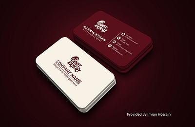 Restaurant business card branding business card business card design creatve business card graphic design logo modern business card restaurant business card