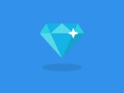 OpenSea | Diamond Illustration diamond flat design gem illustration opensea rarity