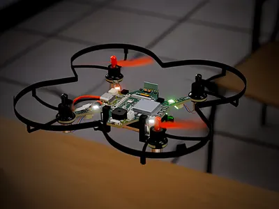 3D Drone showcase animation made using Blender 3d ai animation artificial intelligence blender drone machine learning mechanical ml motion graphics