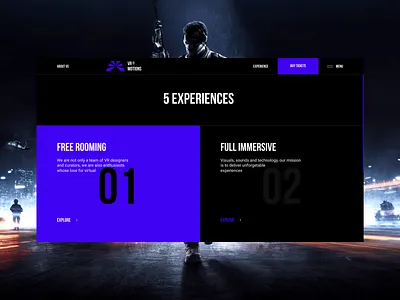 VR Motion® 2022 bar button card design game glasses interface kit oculus page reality scroll service trend typography ui ux virtual vr