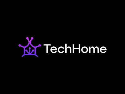 TechHome - Technology Company Logo, Branding, Brand Identity branding company construction logo home home logo logo logo branding logo identity logos minimalist logo modern logo property logo real estate real estate logo smart home tech tech home technology technology company logo visual identity