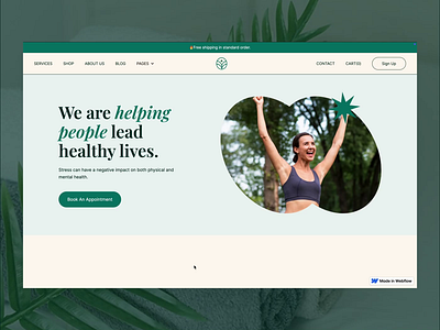 Welifye - Mental Health & Wellness Trainer Webflow Template booking website branding business cms design ecommerce health meditation mobile modern no code pilates responsive ui ux webflow website wellness yoga