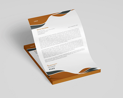 Letterhead design 2025 brand identity branding businesswork company graphic design letterhead letterheaddesign letterheads logo