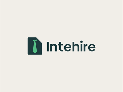 Intehire Logo brand guidelines branding career company logo employment graphic design hiring icon job finder job logo job search logo logo design logo mark logotype minimalist logo monogram people symbol typography