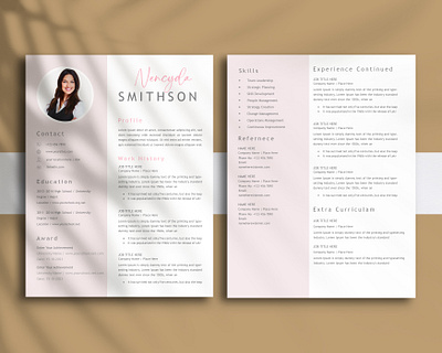 Creative Resume Template Resume for Word microsoft word