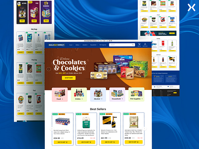 E-Commerce Website design dribbble shot e commerce website grocery grocery products grocery store website ui ux website design