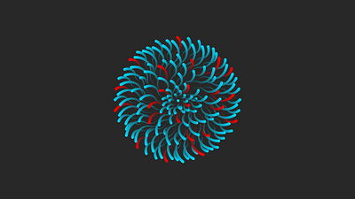 Abstract shape 3d abstract shape background ball blue creative curves dark design futuristic illustration motion graphics overlapping red sea anemones sphere spiral tentacles vector wallpapers