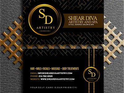 Shear Diva Business Card branding business card complimentary card graphic design logo swiftdesignz