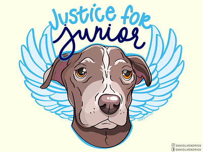 Justice For Junior animal animal art animals branding comic book custom artwork custom drawing design dog dog art dog artwork dog illustration dogs graphic design illustration logo puppies puppy typography vector