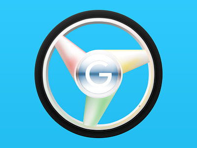 Google Chrome Icon Concept browser chrome google graphic design icon