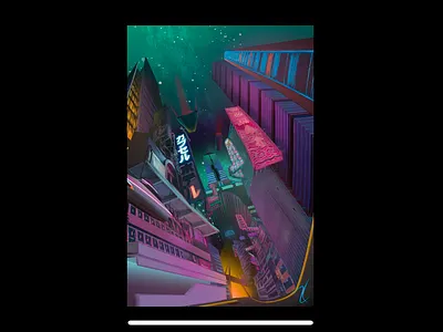 Some futuristic art with a graphic tablet art design future futuristic graphic graphic design style tabletart