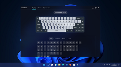 Windows Keymap App ui win ui windows