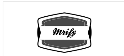 Mrify design illustration logo mrify vector