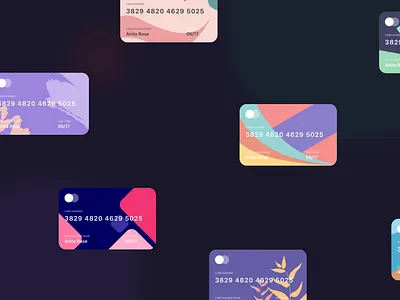 Cazuu - 100 Bank Card app bank bank card banking card design finance illustration ui ui design uiux