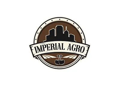 IMPERIAL AGRO adobe illustrator agro art branding cherry design graphic graphic design graphicdesign illustration imperial logo logodesign town ui ux vector