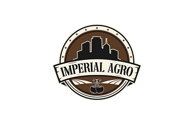 IMPERIAL AGRO adobe illustrator agro art branding cherry design graphic graphic design graphicdesign illustration imperial logo logodesign town ui ux vector