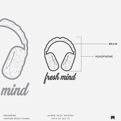 Freshmind branding design graphic design illustration logo monogram design typography ui vector