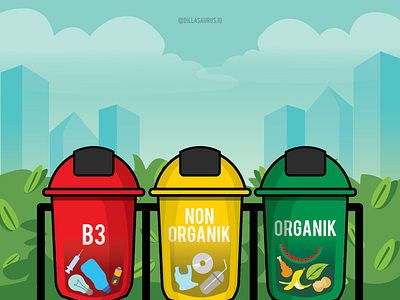 TYPES OF GARBAGE adobe adobe illustrator design environment flat garbage graphic design icon minimalist poster type