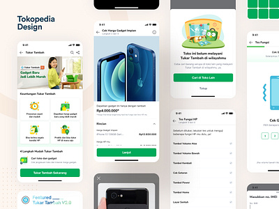 Tukar Tambah V2.0 android apps illustration ios iphone x marketplace mobile onboarding trade trade in trading tukar tambah ui ux