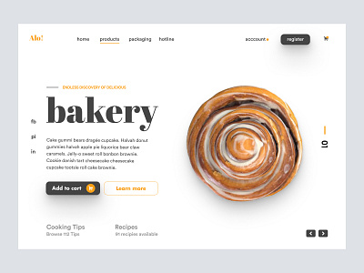 Alo! bakery ui bakery uiux bakery uiux design bakery web design inspiration brand identity ecommerce ecommerce product ui ecommerce web design graphic design landing page product design product ui shopify uiux design inspirations unique design inspiration