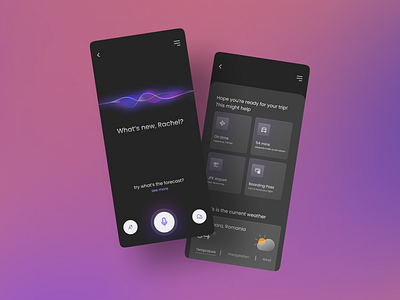 Voice Assist animation audio bixby branding design illustration logo minimal siri typography ui ux vector voice assist