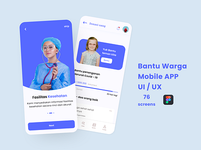 Bantu Warga UI / UX design mobile app mobile ui ui ui design ux