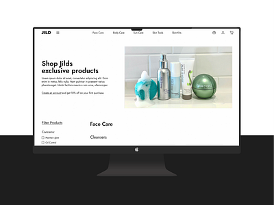 Skincare E-commerce Website - Jild Wellness brand design branding design development ecommerce graphic design landing page product shop ui uiux user experience user interface design web design webdesign webdesigner webflow website