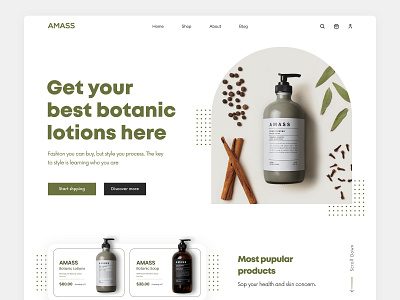 Beauty Product Shop- Web Concept beautyproduct beautyproductshop branding cosmetic cosmeticsshop design landing page design landingpage minimal modern design productlandingpage productsconcept shop trendywebdesign ui uidesigner webdesign websitedesignidea