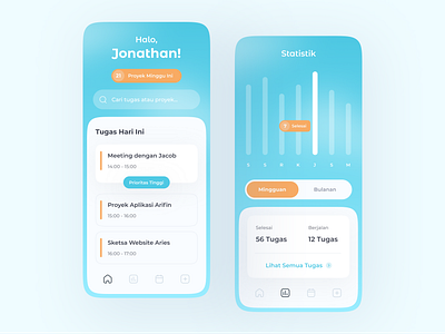 Task Manager App UI application clean design figma green interface list management minimal modern project simple task task manager to do ui ui ux uiux ux vibrant