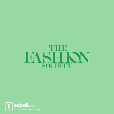 the fashion society brand branding logo the fashion society the fashion society logo typography