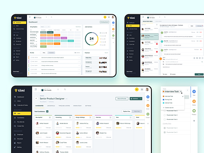 Tiimi - SaaS HR Management System app crm dashboard employee hr hrm human resources management product design saas saas design saas hrm ui ux web design webapp