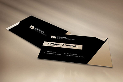 Free Black Premium Digi Business Card Design 3d amazing animation black branding business card creative design digi free graphic design illustration latest logo mockup motion graphics new premium vector