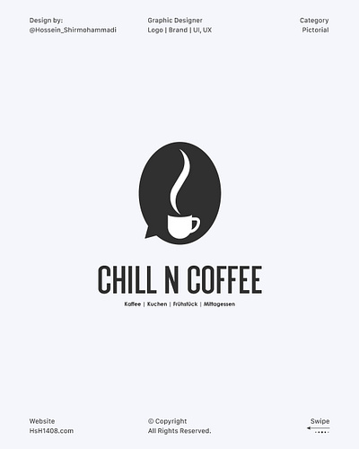 Chill N Coffee Logo logoconcepts