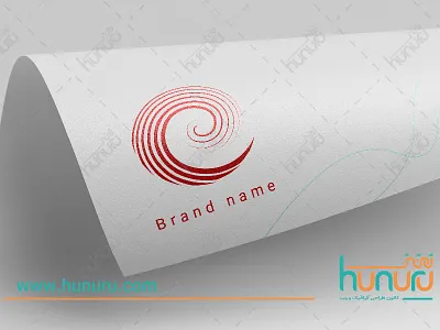 logo farsi hunuru illustration logo persian red