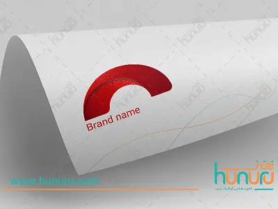 logo farsi hunuru illustration logo persian red red logo