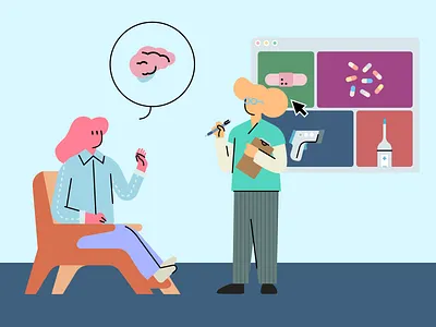 The doodle doctor will see you now! branding design illustration illustration design illustrations illustrations／ui illustrator logo ui ux