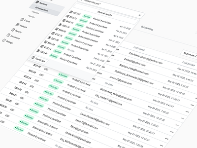 All Transactions [Enterport UI Kit] accounting enterport finance financial payment table table search transaction ui