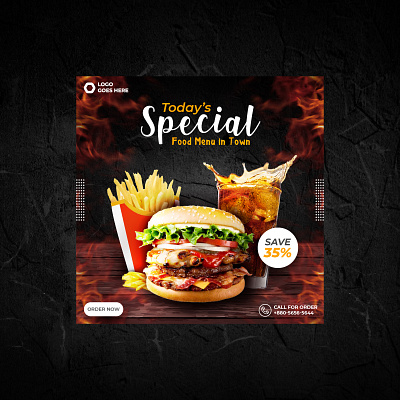 Social Media post Design abstatct logo brand identity branding burger burger post cover design facebook post flatlogo flyer food illustration instagram post letter logo logo minimal minimalist logo post socialmediapost ui