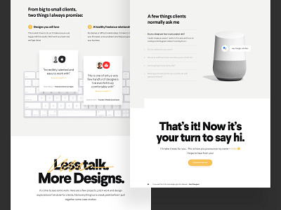 Portfolio cards clean design designer faq keyboard portfolio projects services testimonials typography ui ux web white