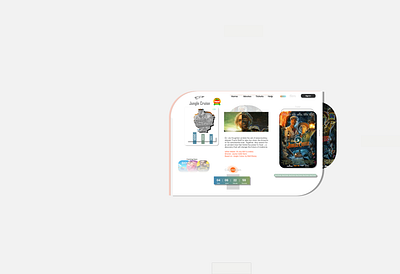 Movie68 app branding design flat illustration logo ui ux vector