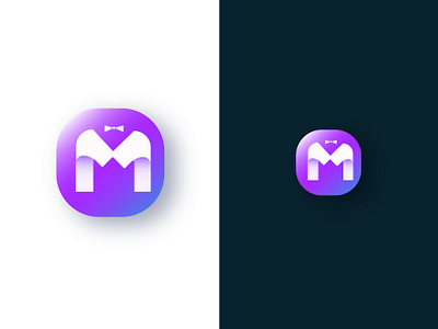 Letter M App Icon, Modern Lettermark Logo Design app icon app icon design app logo branding colorful logo concept design corporate logo creative creative logo design gradient logo graphicdesign illustration lettermark logo logo modern modern logo vector